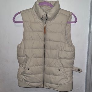 Rainbow - Cream gilet jacket